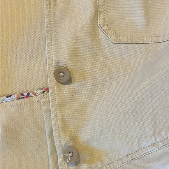 CAbi Women's Light Tan Jean Jacket / Size Medium - Picture 11 of 12